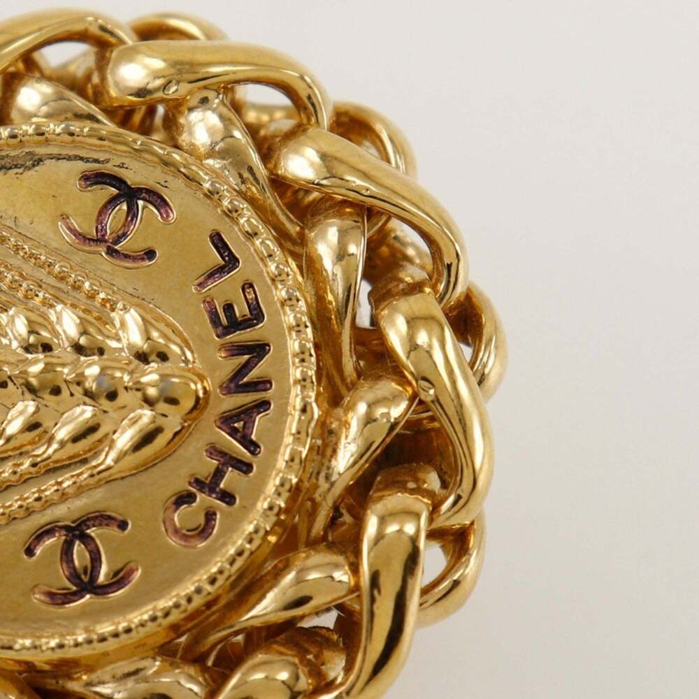 CHANEL Authentic Gold Earrings - Picture 5 of 9